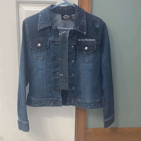 Harley-Davidson Jackets & Blazers - Harley Davidson Jean jacket. Womens XS. Never worn